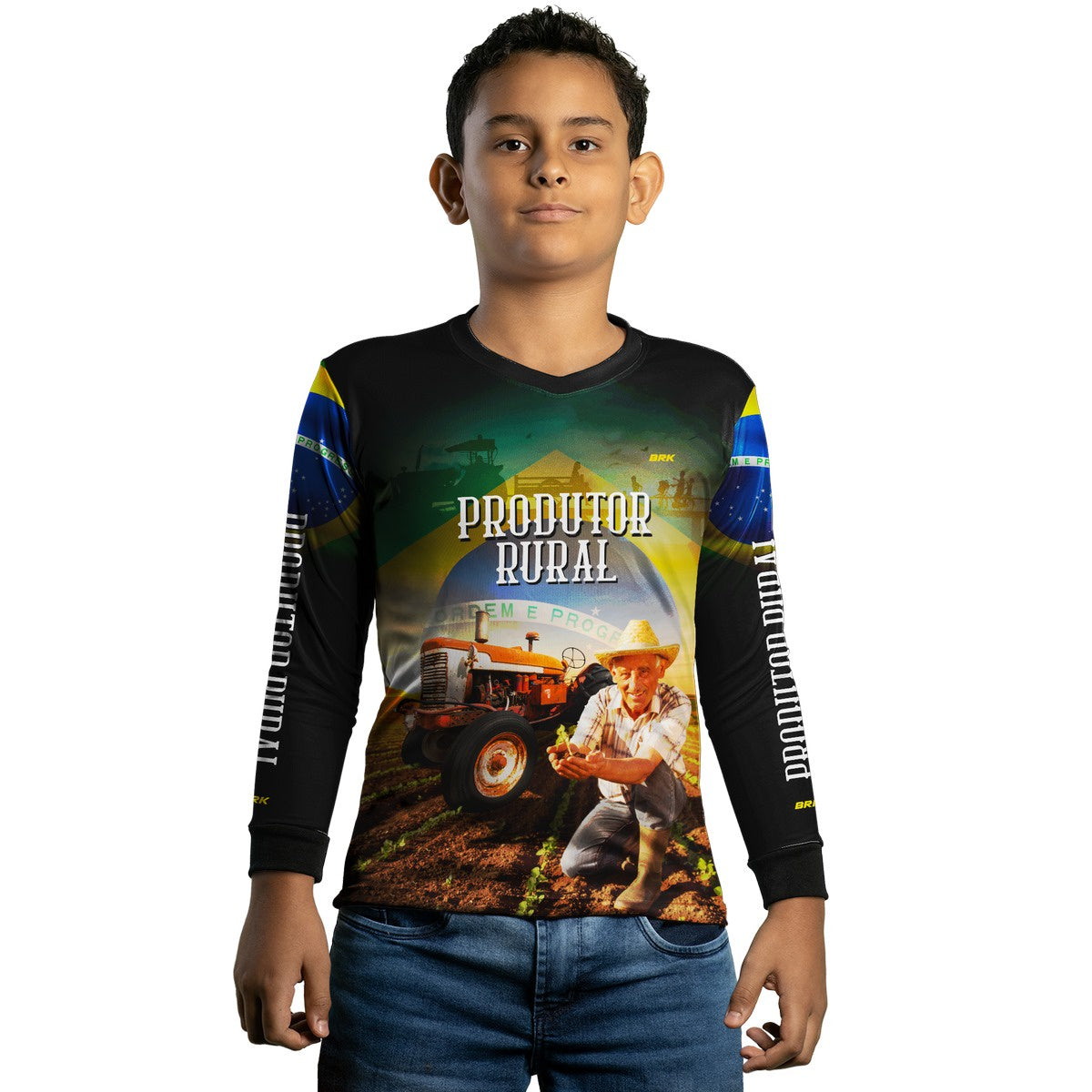 Camisa Agro Brk Produtor Rural com Proteção Solar UV50+ - BRK AGRO