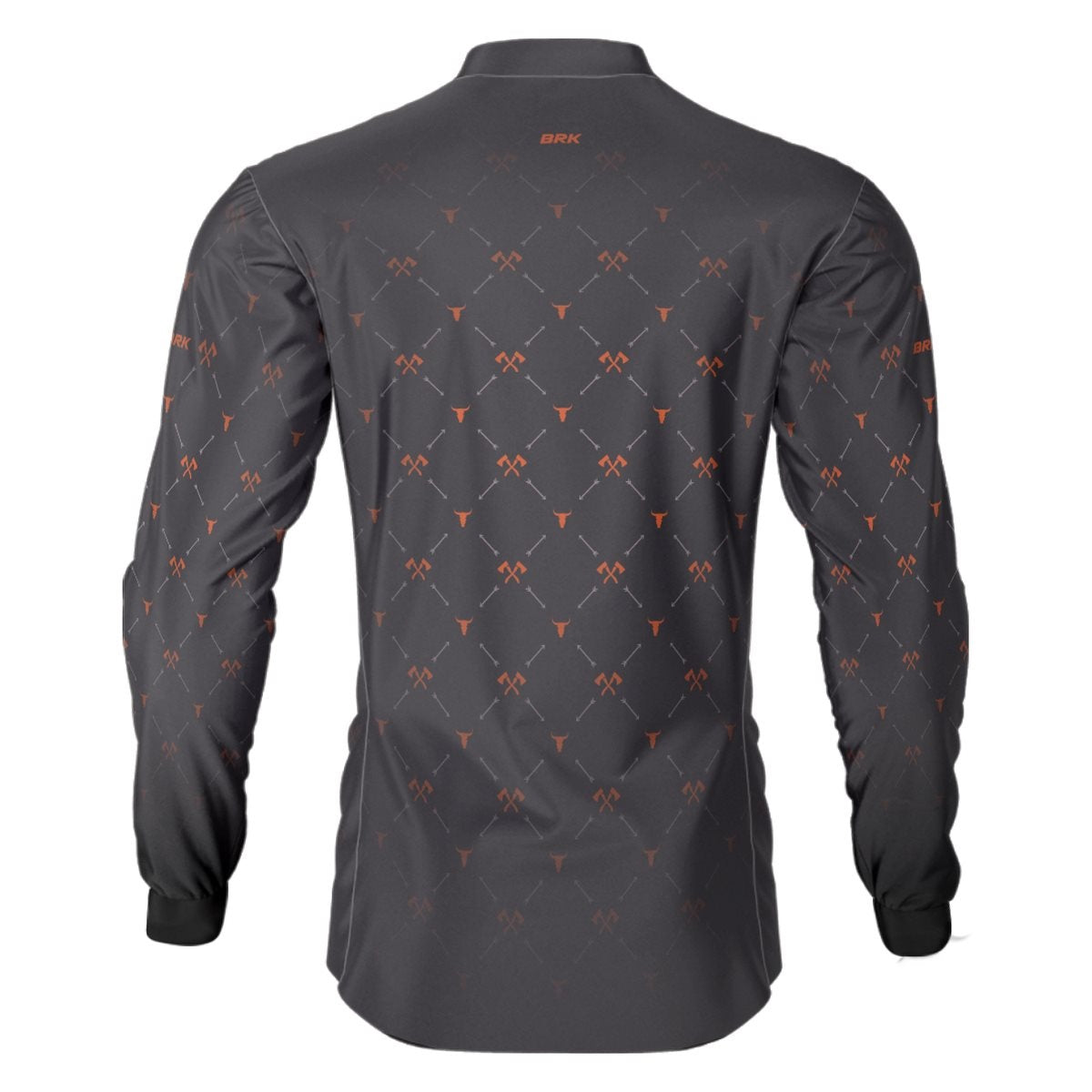 Camisa Agro Brk Country Xadrez Orange Horse com Proteção Solar UV50+ - BRK AGRO