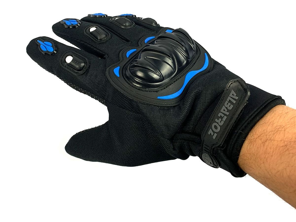 Luva de Pesca Albatroz YL020 Preto e Azul - Brk Agro