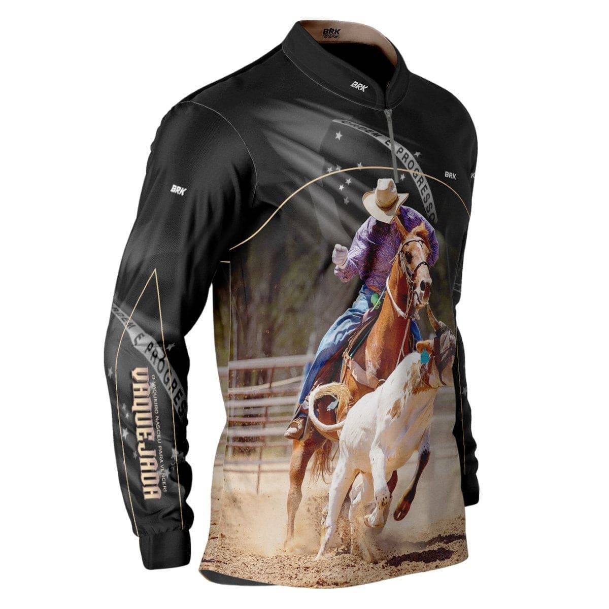 Camisa Agro Brk Vaquejada com Proteção Solar UV50+ - BRK AGRO