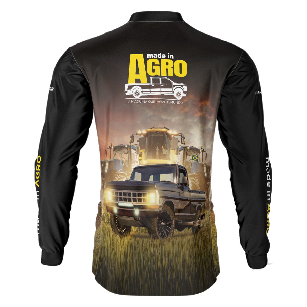 Camisa Agro Brk Caminhonete F1000 com Proteção Solar UV50+ - BRK AGRO