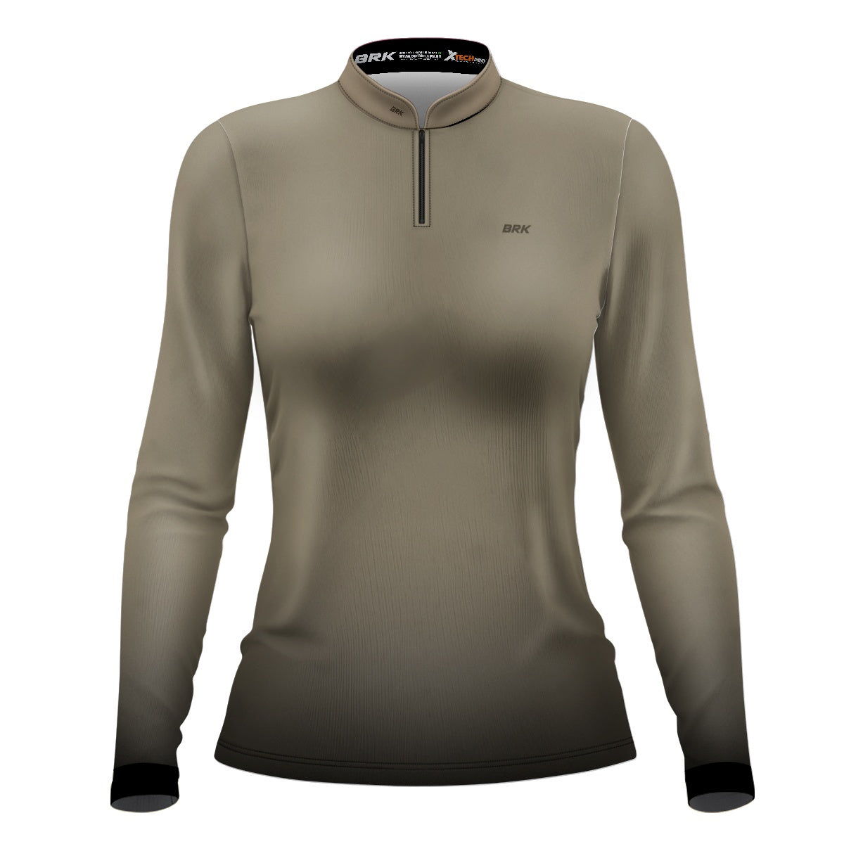 Camisa Feminina Agro Brk Unissex Basic Areia com Proteção Solar UV50+ - Brk Agro