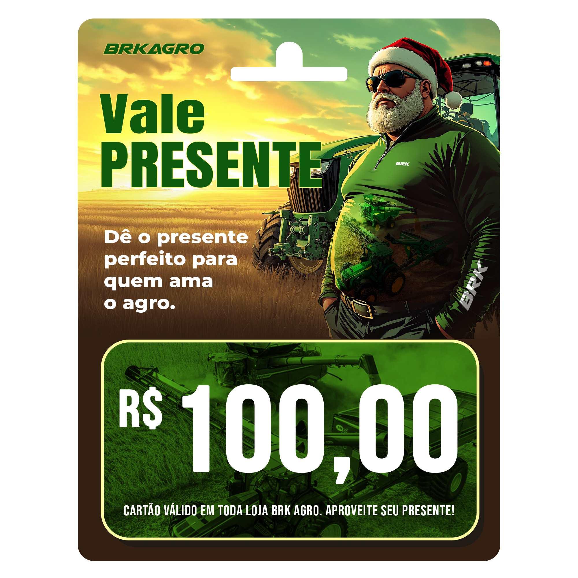 Vale Presente BRK® — R$ 100,00
