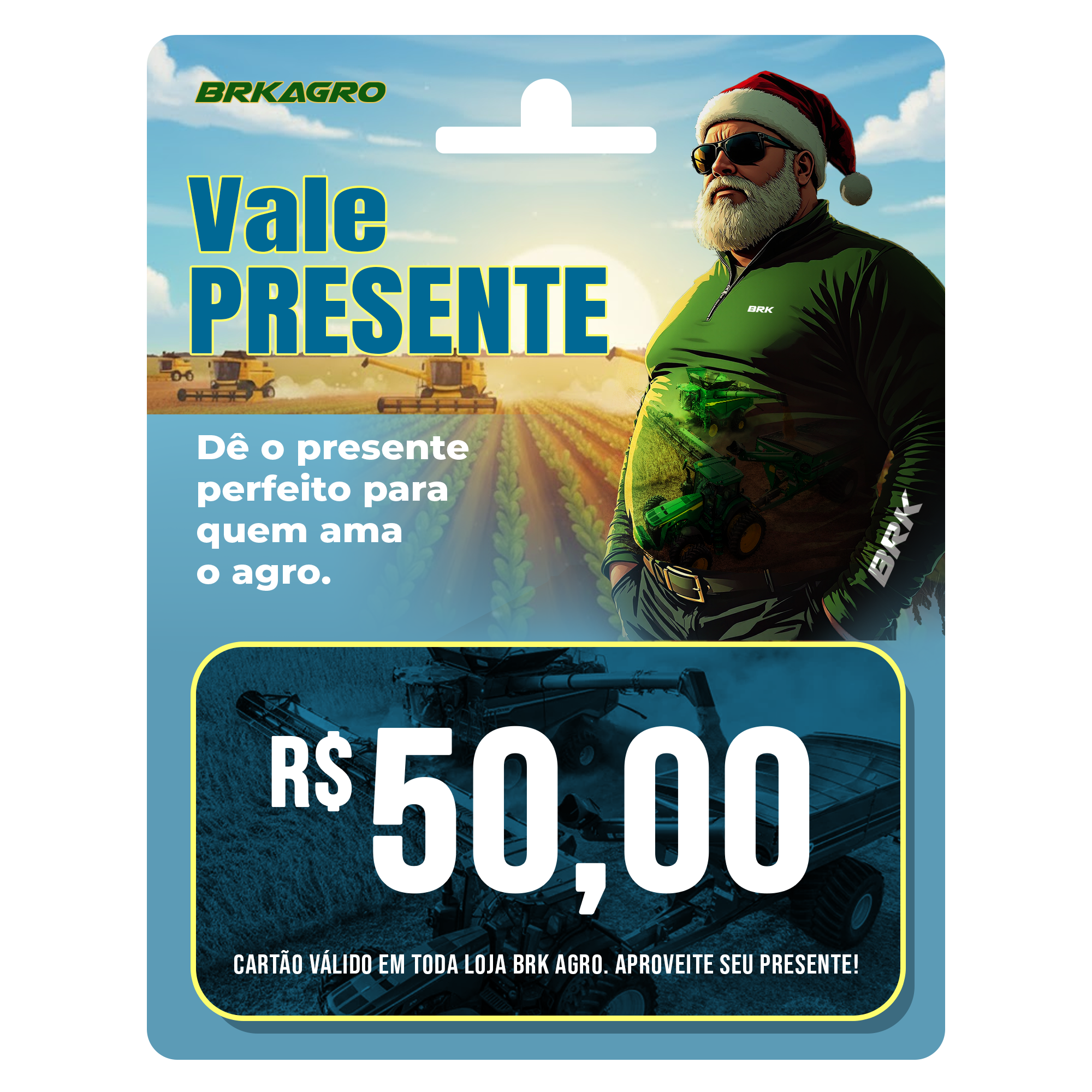 Vale Presente BRK® — R$ 50,00