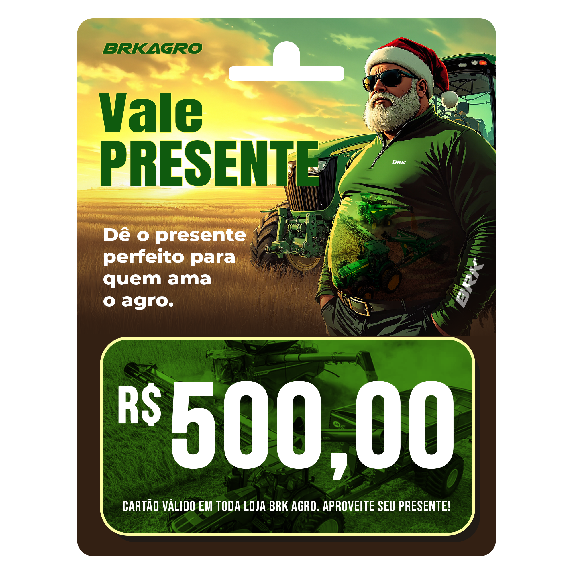 Vale Presente BRK® — R$ 500,00