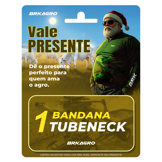 Vale Presente BRK® — 1 Bandana Tubeneck - Brk Agro