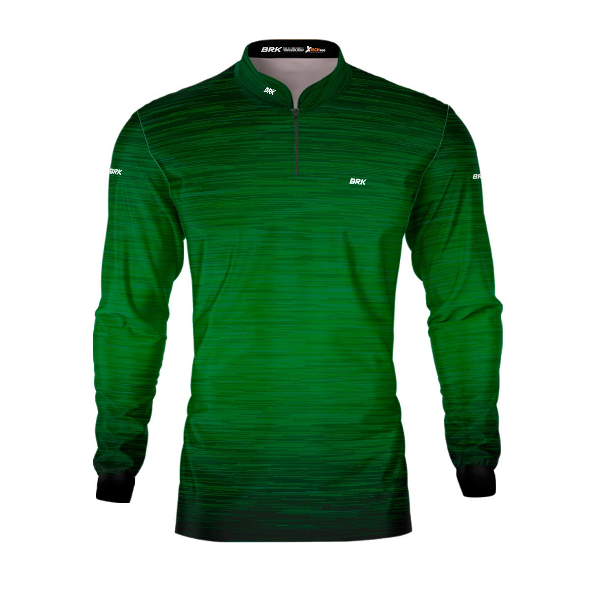 Camisa Masculina Agro Brk Mescla Verde Escuro com Proteção Solar UV50+ - Brk Agro