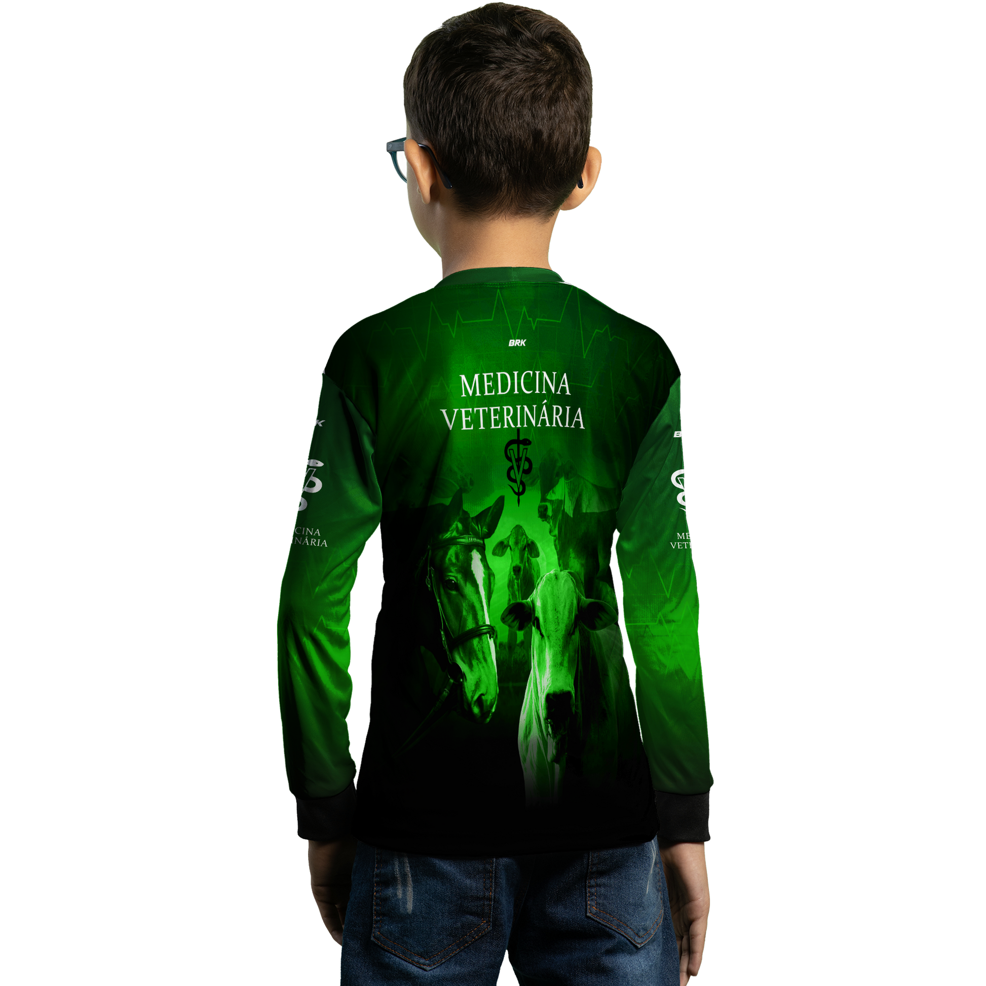 Camisa Agro Brk Medicina Veterinária com UV50+ - BRK AGRO