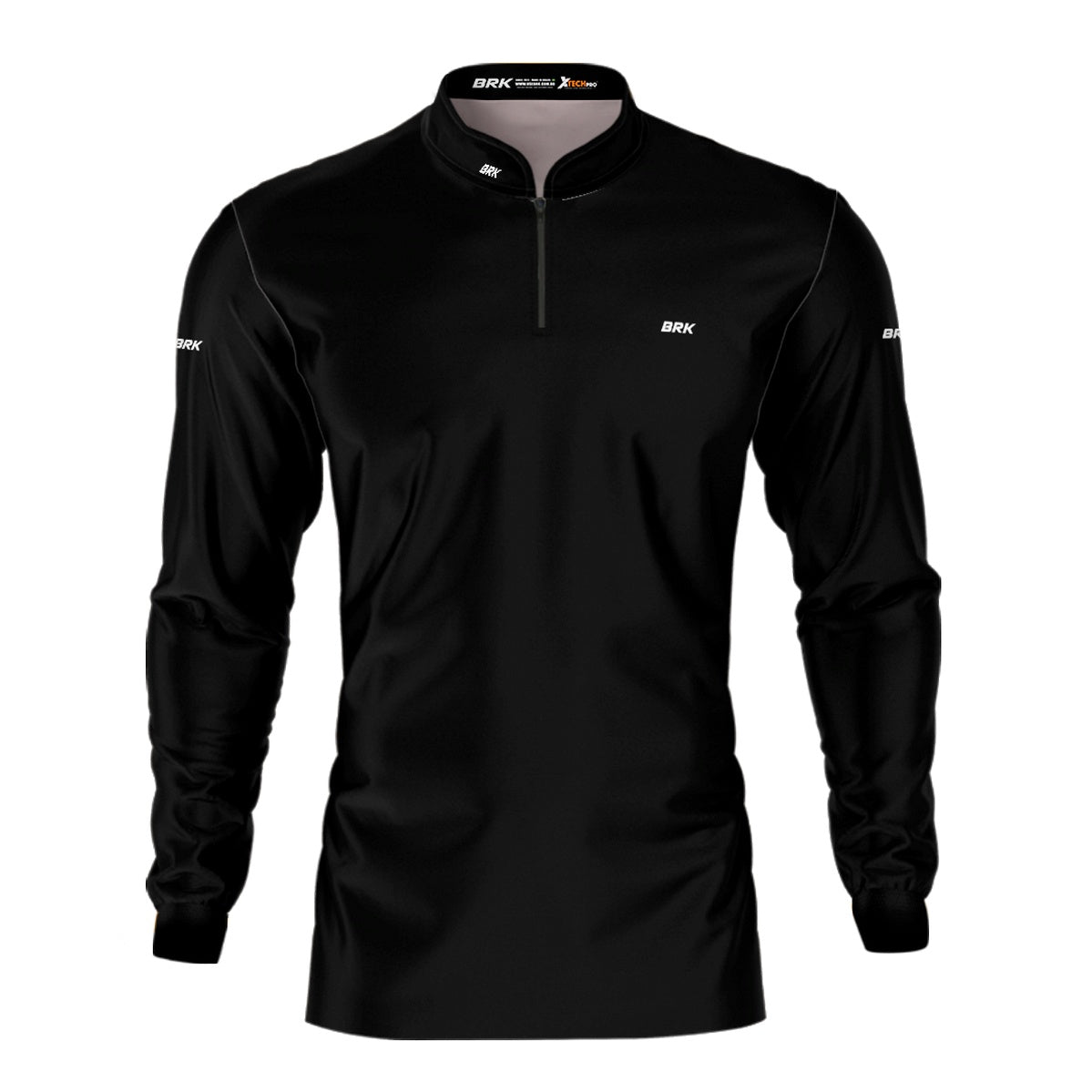 Camisa Agro Brk Manga Longa Preta com Proteção Solar UV50+ Envio Imediato - Brk Agro