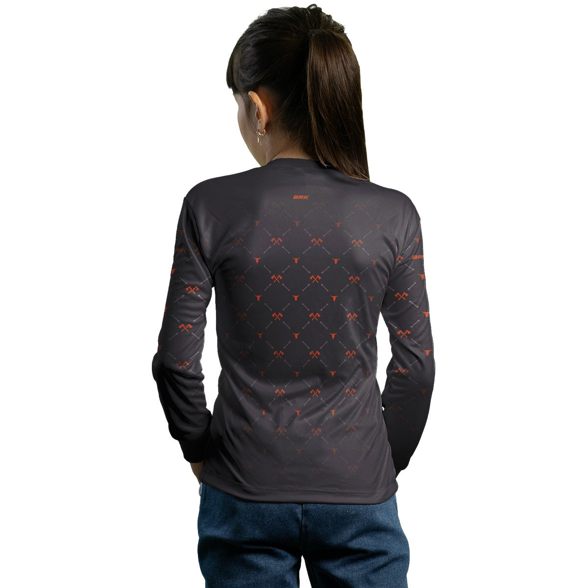 Camisa Agro Brk Country Xadrez Orange Horse com Proteção Solar UV50+ - BRK AGRO