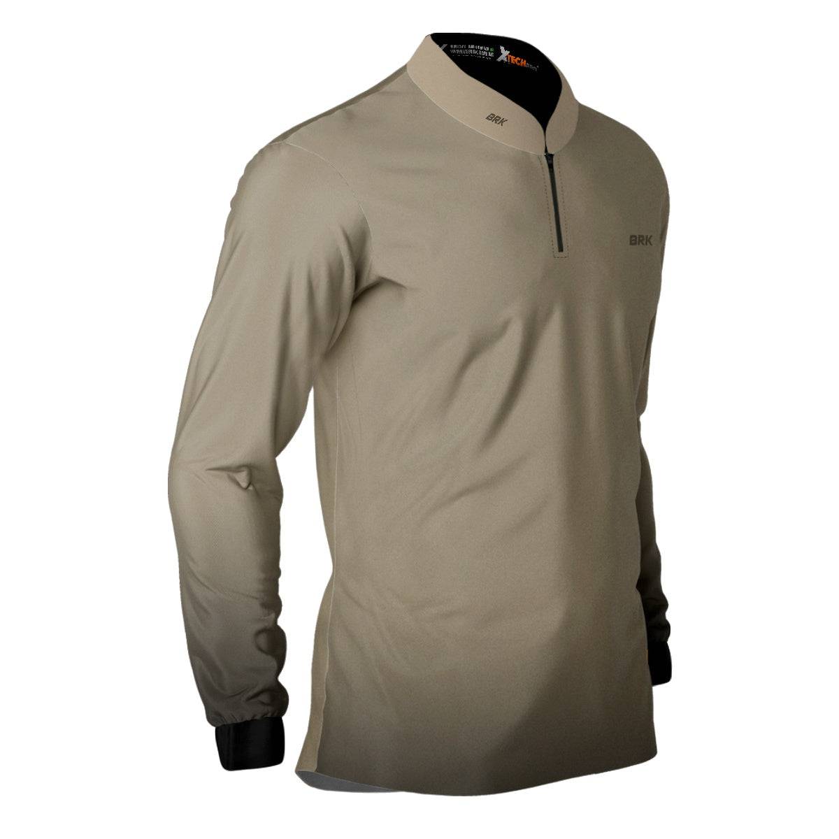 Camisa Agro Brk Unissex Basic Areia com Proteção Solar UV50+ - Brk Agro