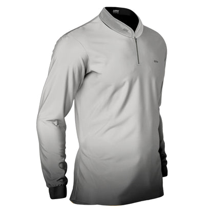 Camisa Brk Basic Cinza Claro com Proteção Solar UV50 Envio Imediato - Brk Agro