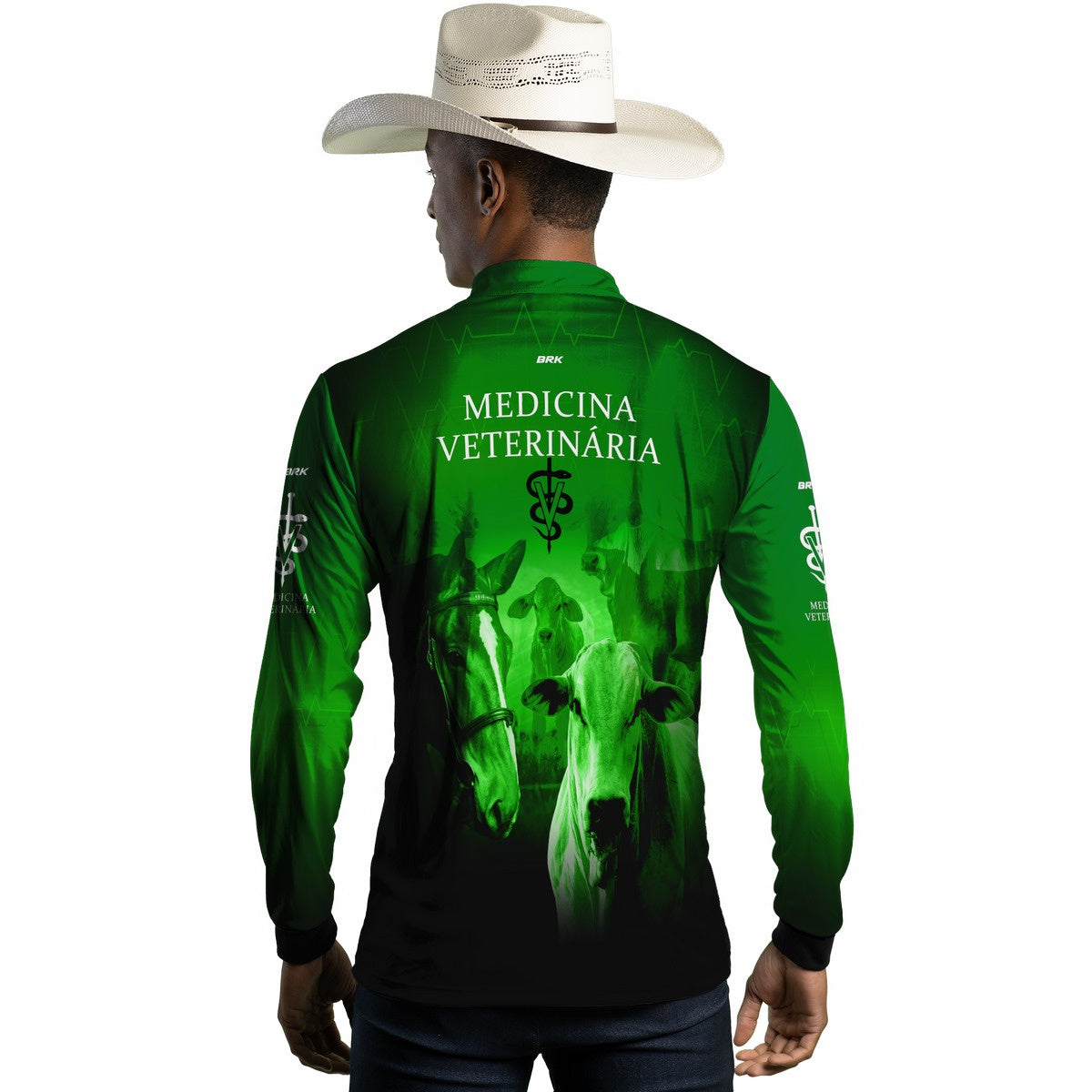 Camisa Agro Brk Medicina Veterinária com UV50+ - BRK AGRO