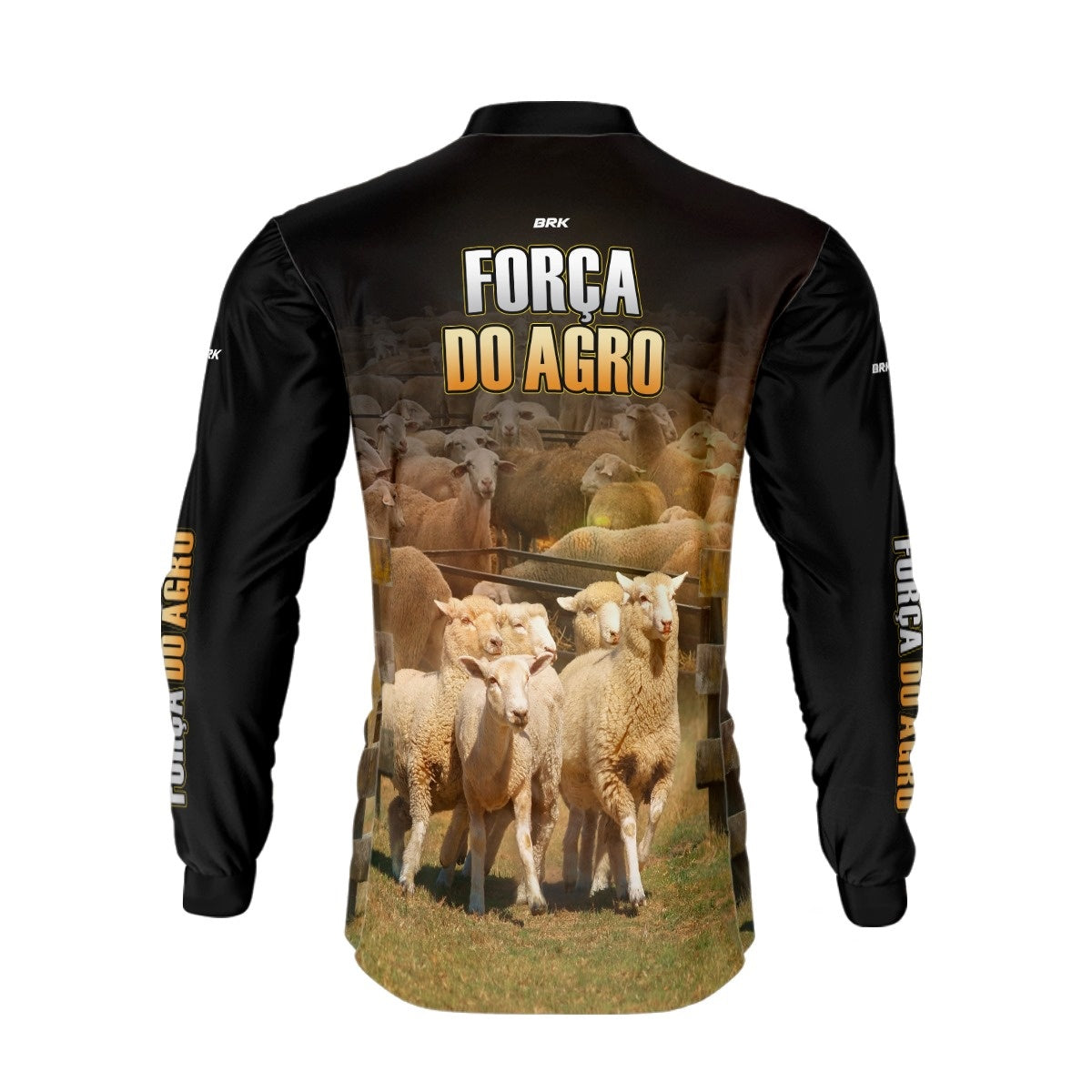 Camisa Agro Brk A Força do Agro Produtor de Ovinos com UV50+ - Brk Agro