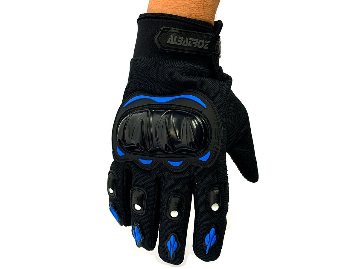 Luva de Pesca Albatroz YL020 Preto e Azul - Brk Agro