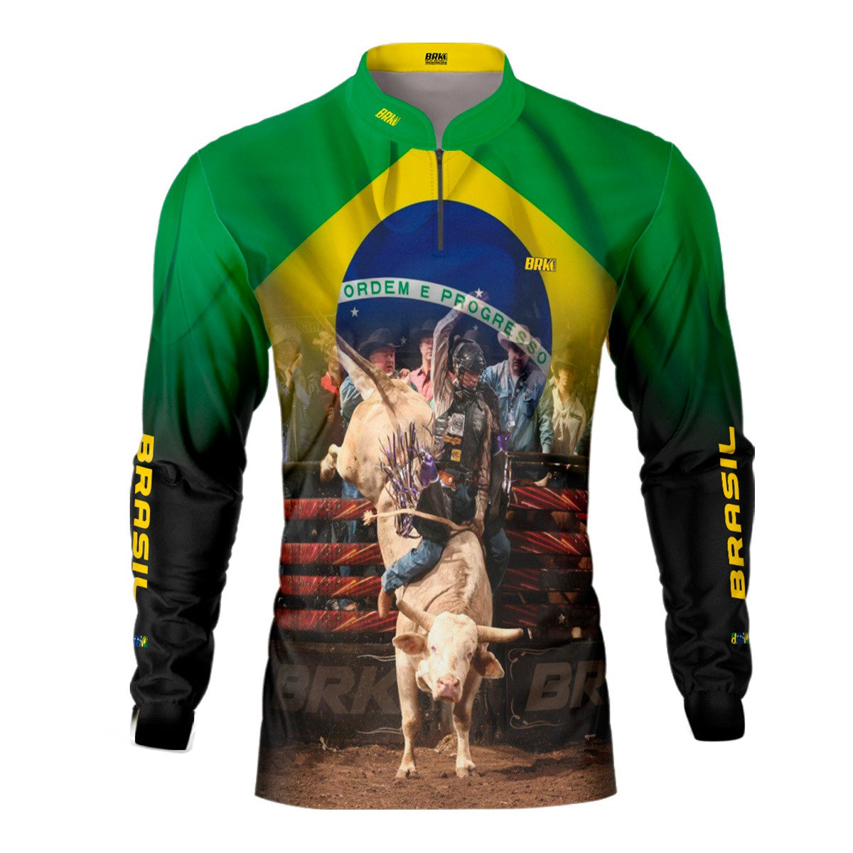 Camisa Agro Brk Rodeio Brasil com Proteção Solar UV50+ - BRK AGRO