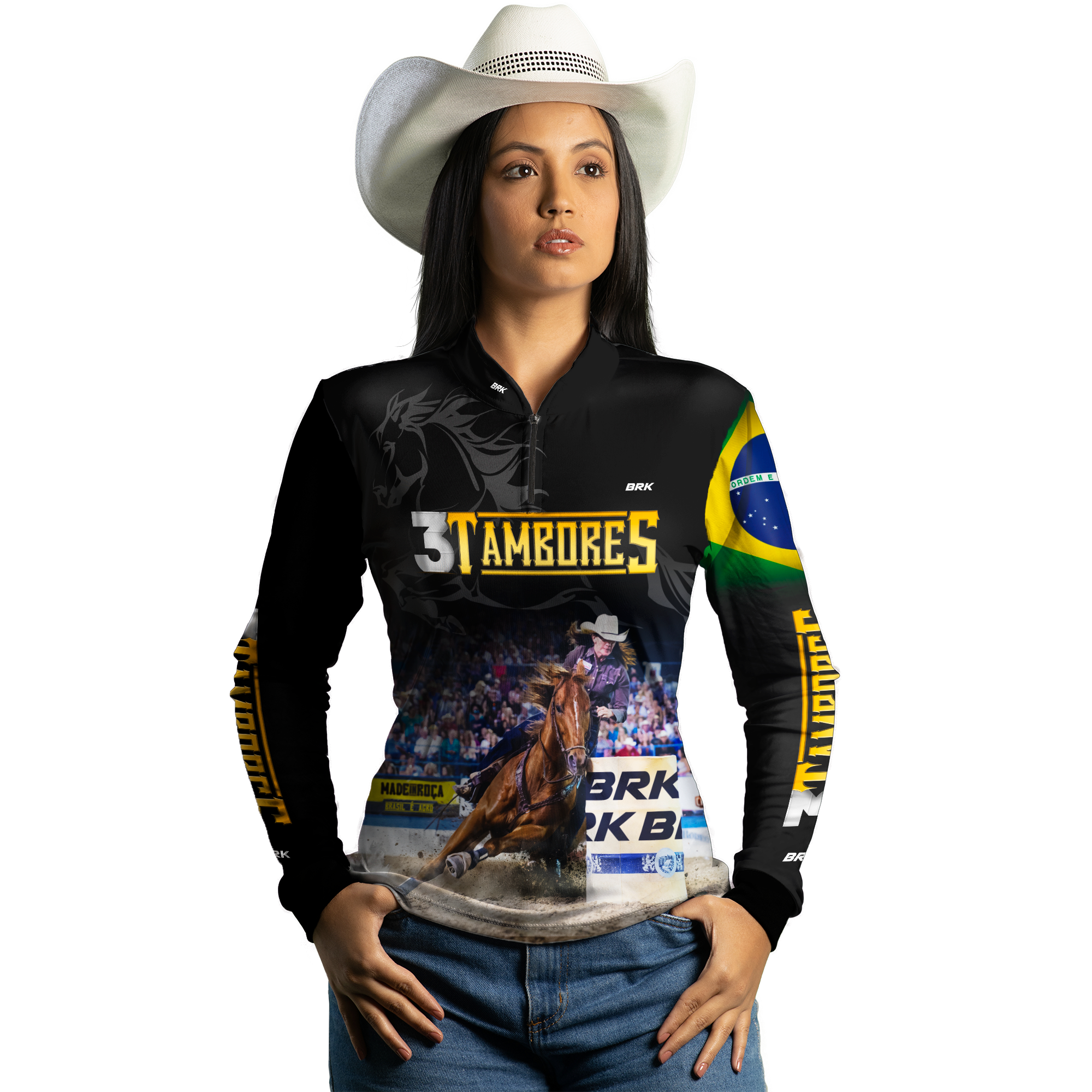 Camisa Agro Brk Três Tambores com Proteção Solar UV50+ - BRK AGRO
