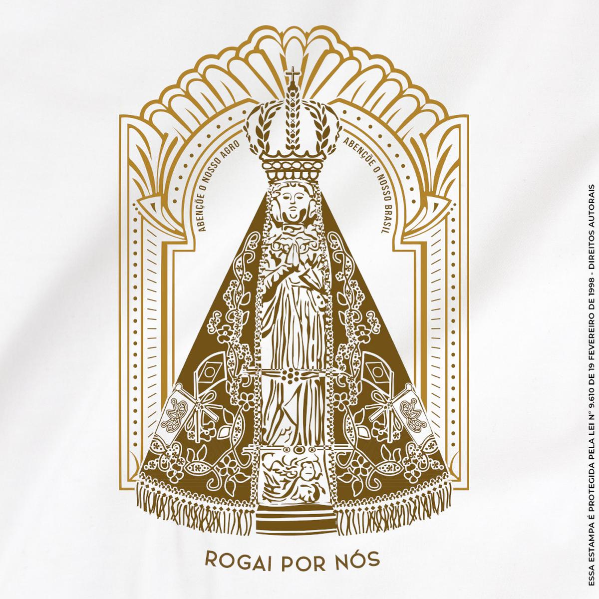 Camiseta Agro Brk Rogai por Nós com Algodão Premium - Brk Agro