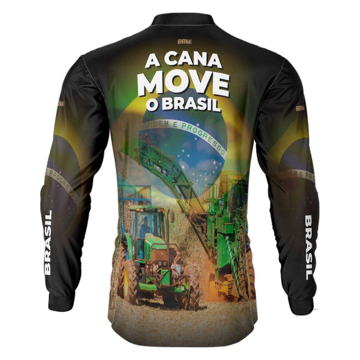 Camisa Agro Brk A Cana Move o Brasil com Proteção Solar UV50+ - Brk Agro