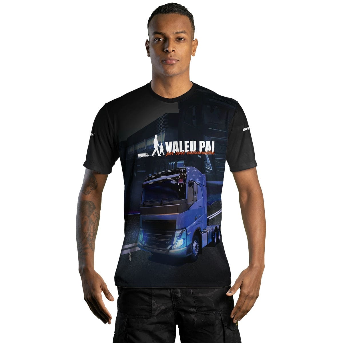 Camiseta Agro Brk Valeu Pai por Seus Ensinamentos com Proteção Solar UV50+ - Brk Agro