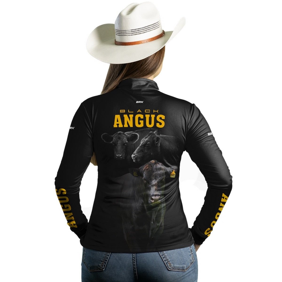 Camisa Agro Brk Black Angus com Proteção Solar UV50+ - BRK AGRO