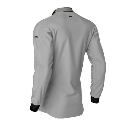 Camisa Masculina Agro Brk Básica Cinza Claro com Proteção Solar UV50+ Envio Imediato - Brk Agro